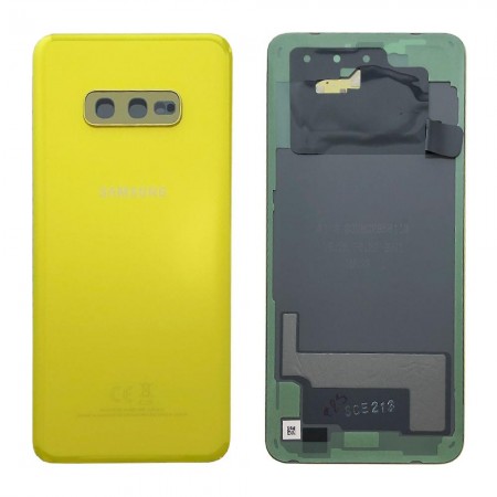Tampa traseira para Samsung Galaxy S10 - Amarelo